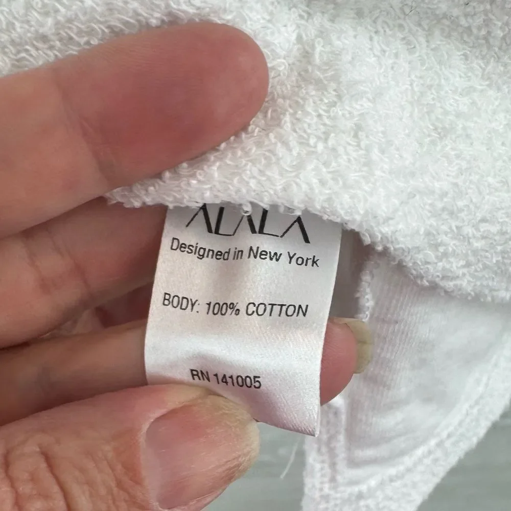 Alala Baja Oversized Terry Cloth Kangaroo Hoodie - Picture 9 of 11